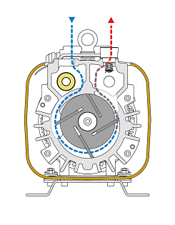 VENTOUSE A POMPE 200MM MANOMETRE TOPVEI - GAMA Dz